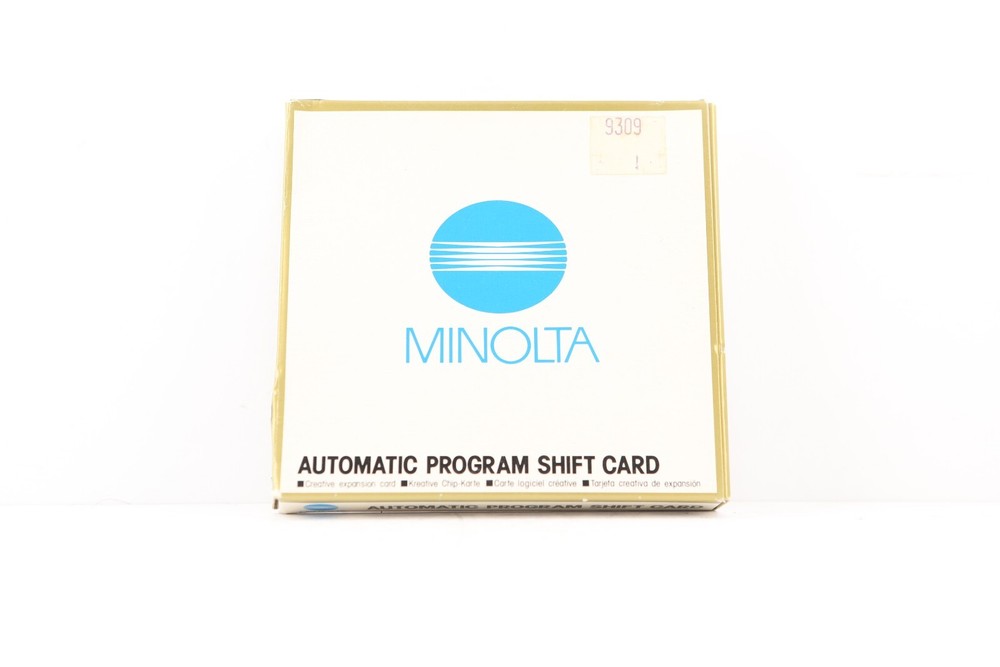 Minolta Auto Program Shift Card