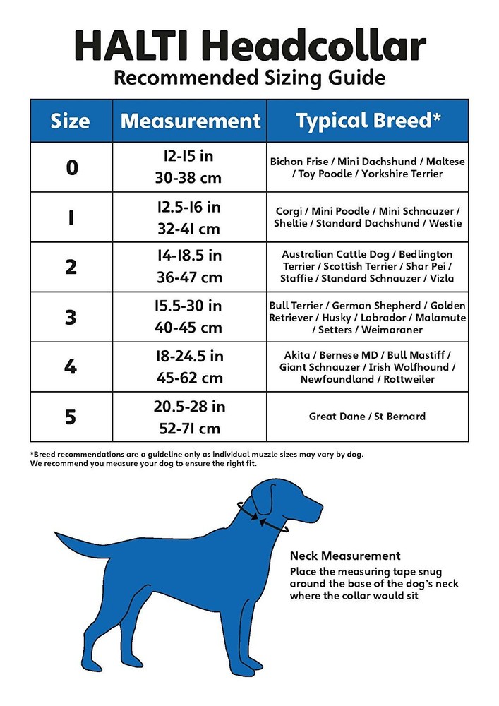 GENUINE HALTI DOG Head Collar NO PULL Slip Training HeadCollar STOP PULLING NEW!
