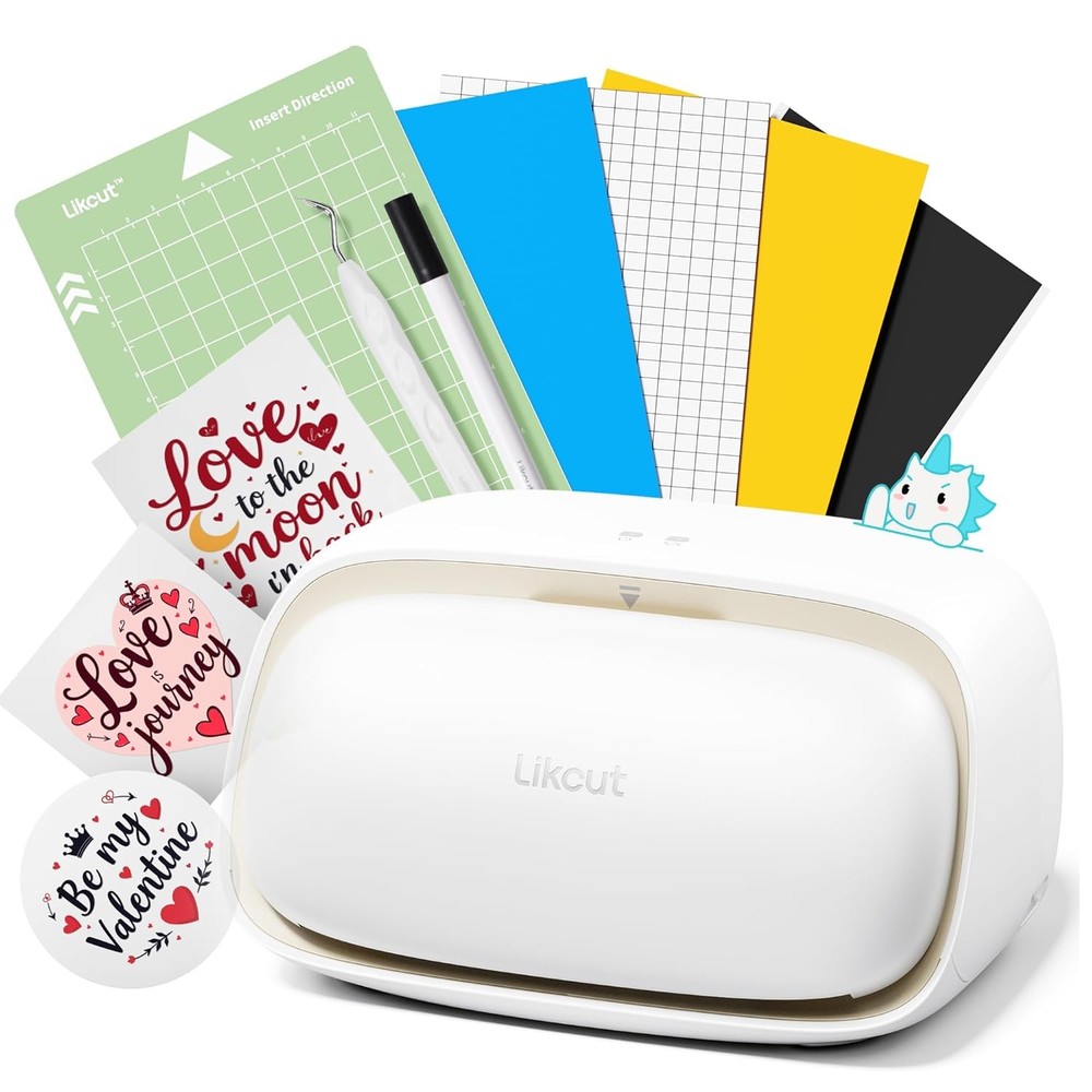 Likcut S501 Vinyl Cutter - Smart and Compact Sticker Making Machine
