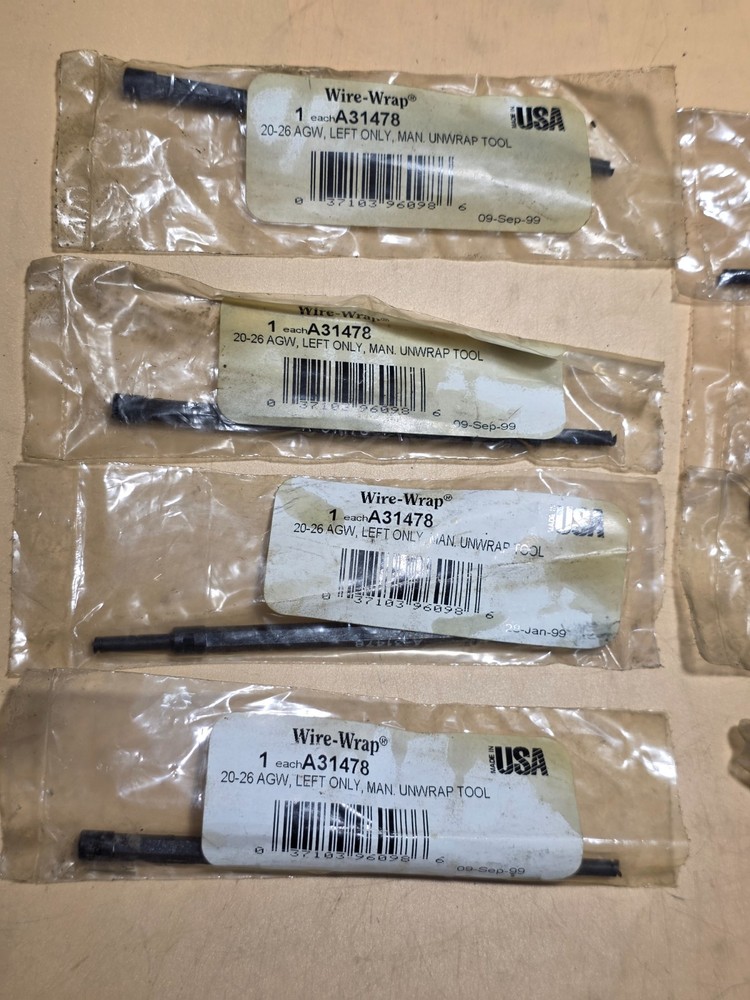 Wire-Wrap A31478 20-26AGW, Left Only, Man., Unwrap Tool