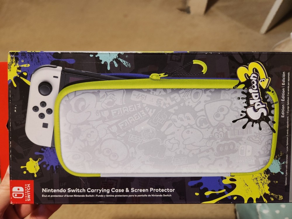 Nintendo - Switch Carrying Case & Screen Protector Splatoon 3 Edition