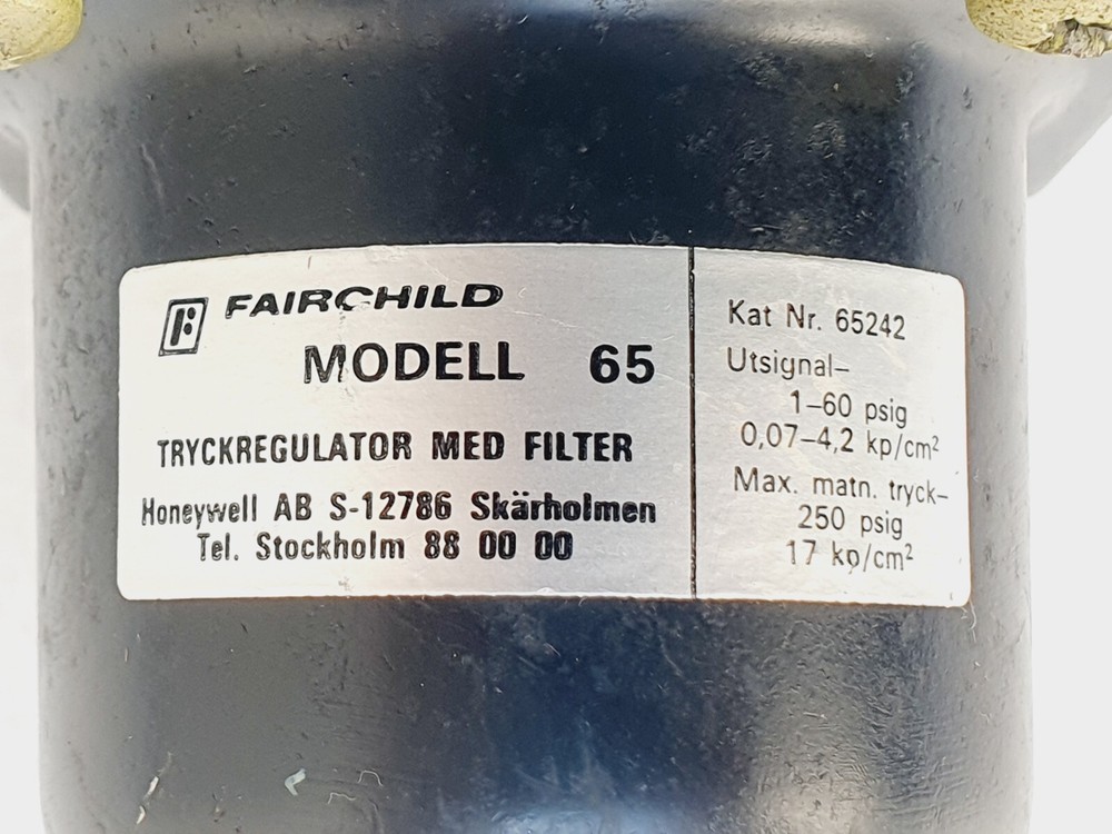 FAIRCHILD 65242 Air Filter Regulator, Model 65 # NEW