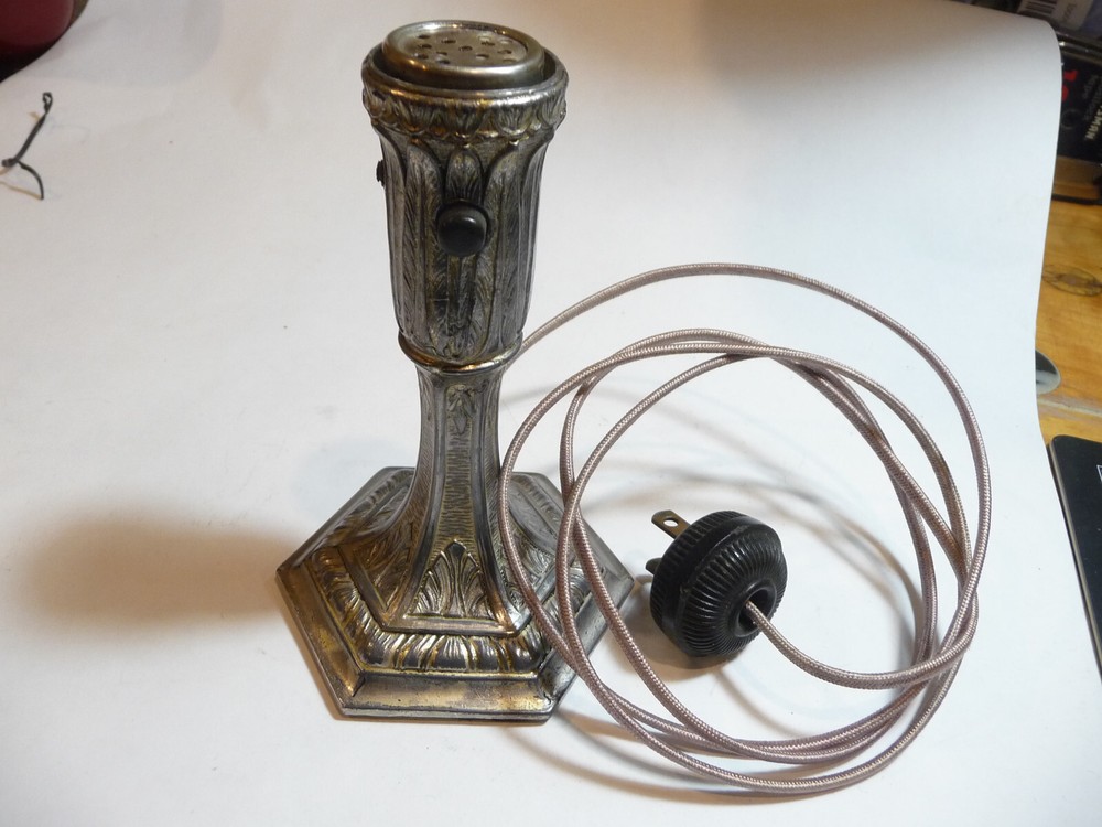 Vintage Continental Silver Co. Electric Cigar Cig. Lighter