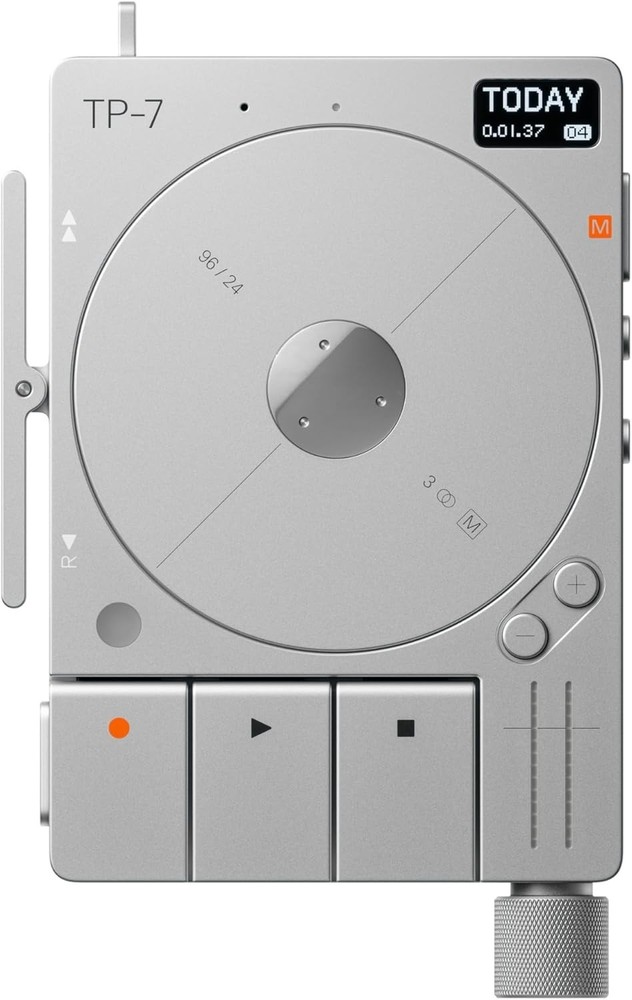 Teenage Engineering TP-7 Silver Digital Audio Recorder USB-C Bluetooth 128 GB