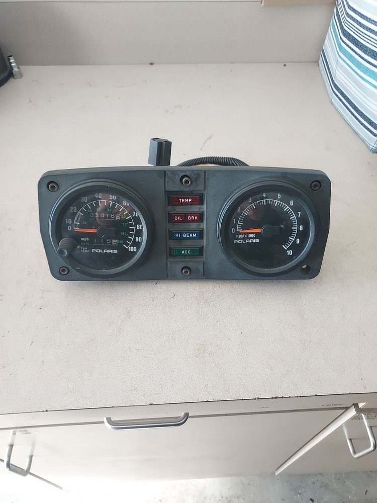 90's Polaris Snowmobile Guage Cluster