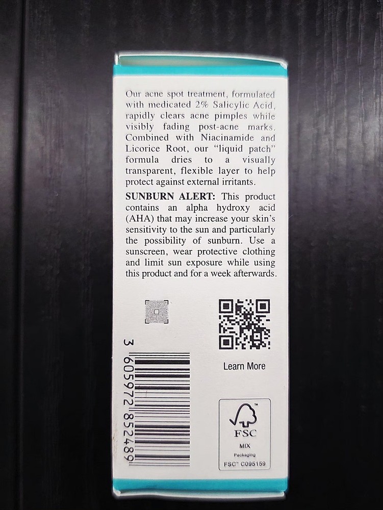 Kiehl's Dermatologist Solutions Truly Targeted Acne-Clearing Solution. 15ml