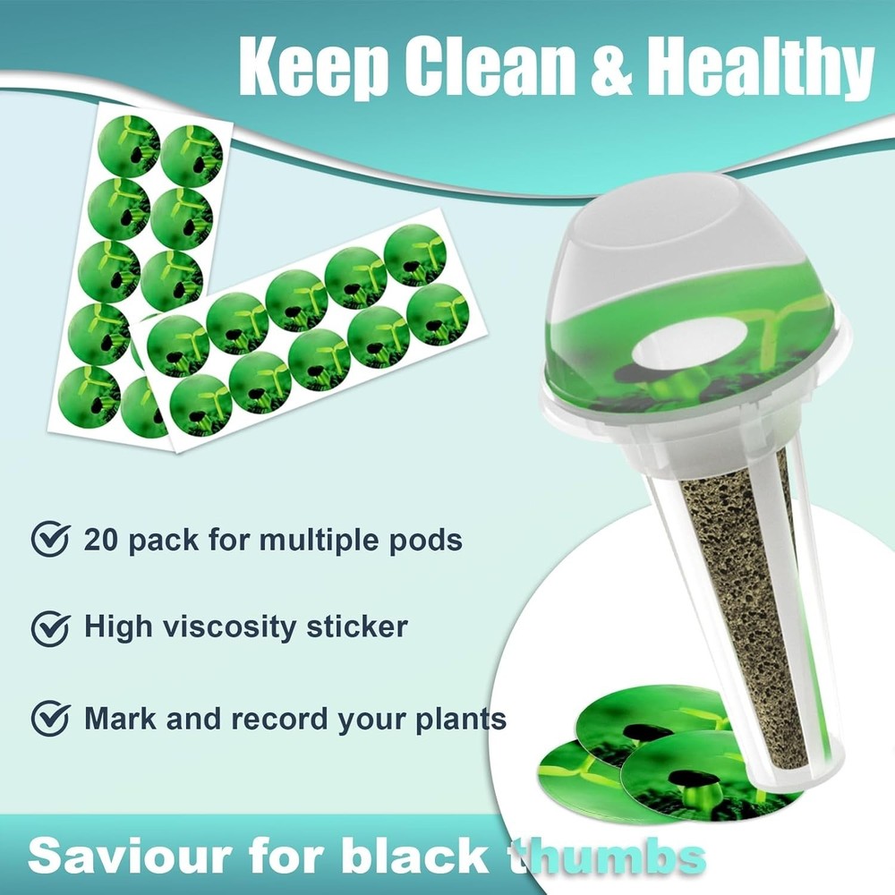 Complete 64-Piece Hydroponics Planting Kit - Easy Transplanting & Growing