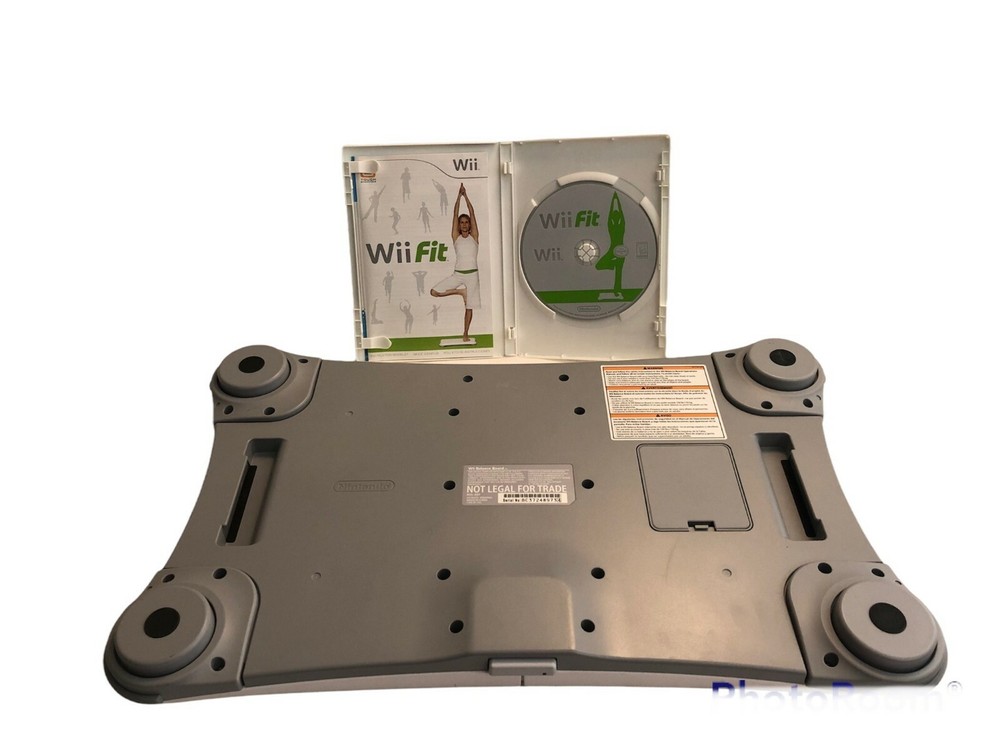 Wii fit board with Wii fit game