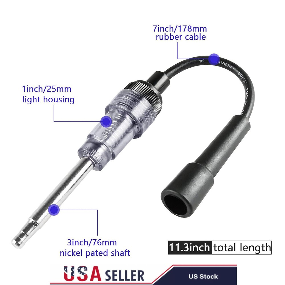 SPARK PLUG TESTER Ignition System Coil Engine In Line Auto Diagnostic Test Tool