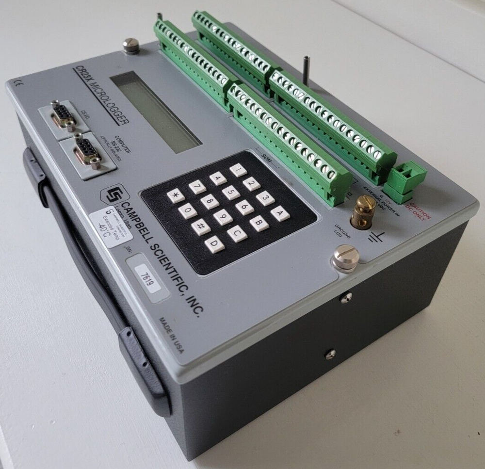 4MB Campbell Scientific CR23X Datalogger - Extended Temp - Fully Tested
