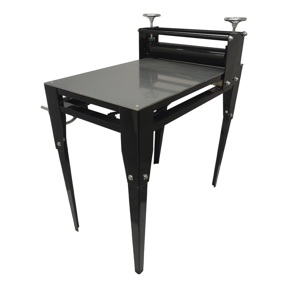 Ceramic Clay Plate Machine Single Axis Slab Roller Manual Pottory Sheet Making