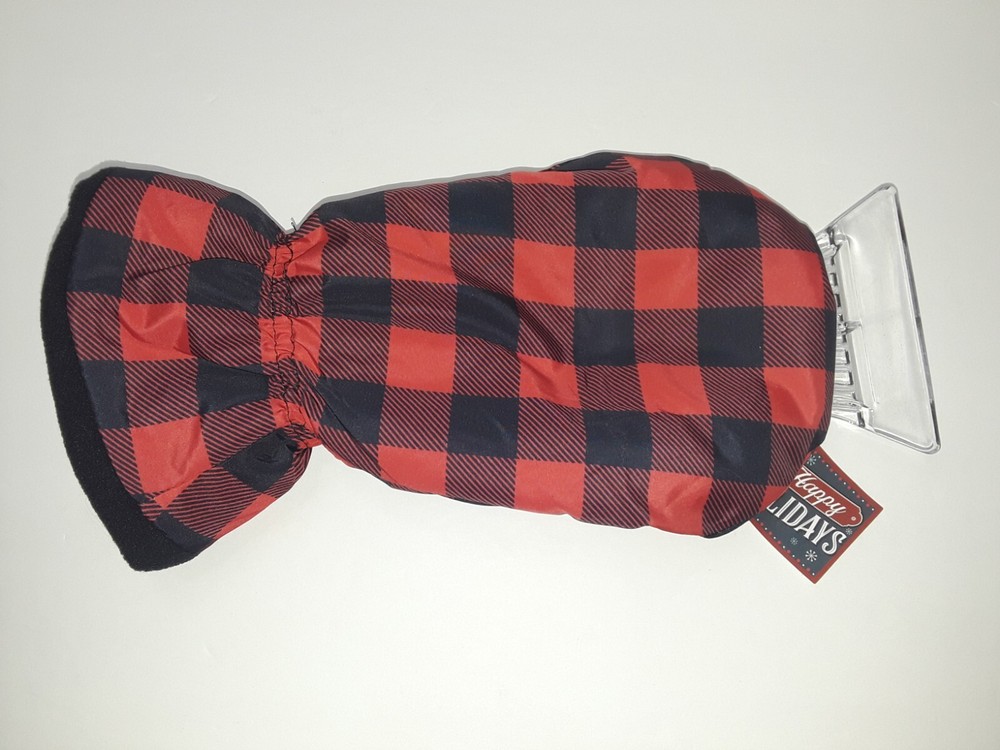 Ice Scraper Mitt - Insulated - Red - NEW