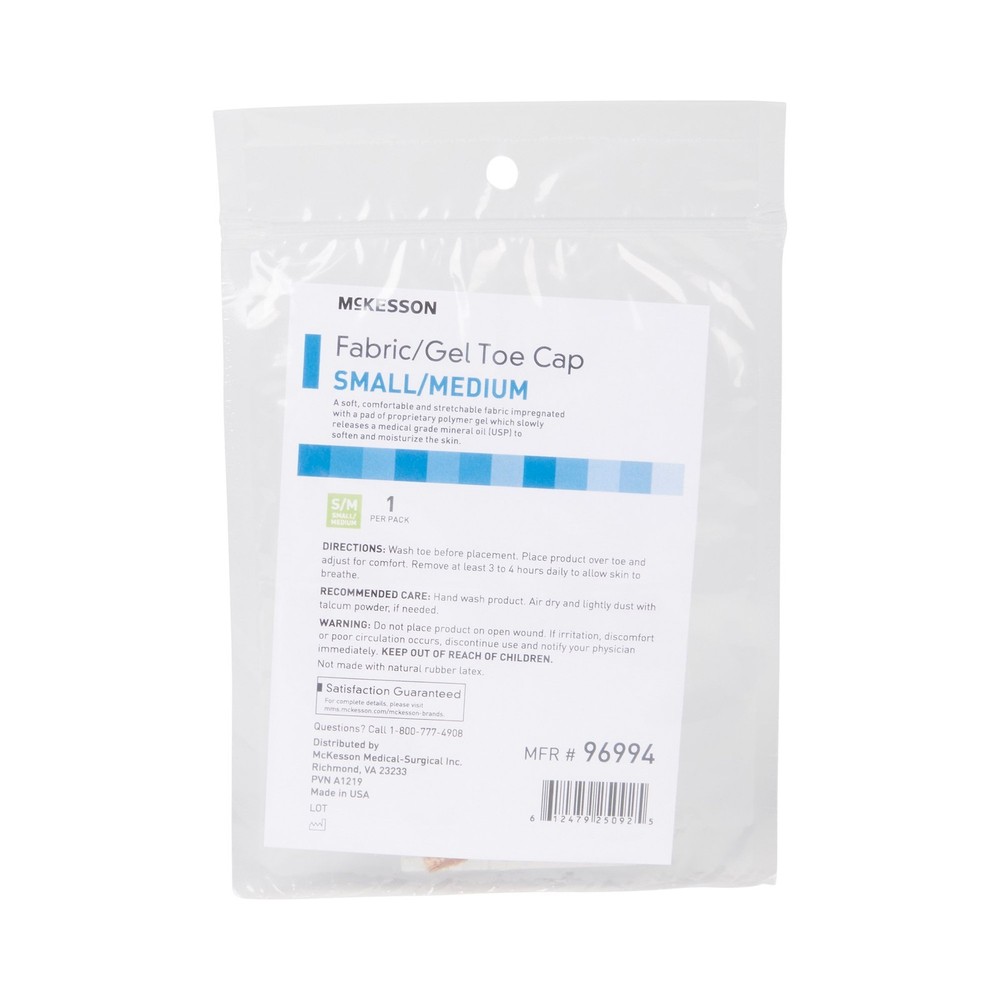McKesson Beige Toe Cap Small Medium Pull-On for the Toe 96994
