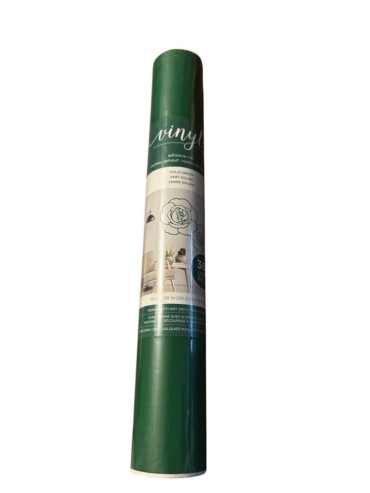 American crafts Green vinyl Roll