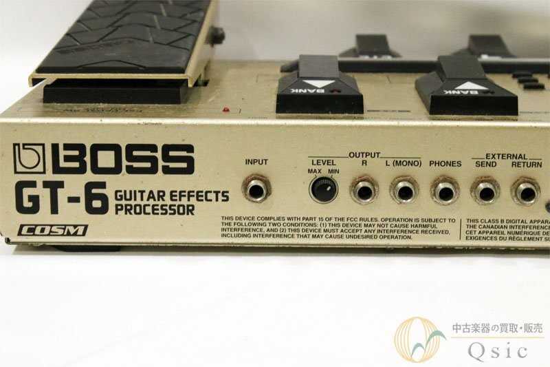 BOSS GT-6 Guitar Effects Processor Multi-Effects Unit COSM Used