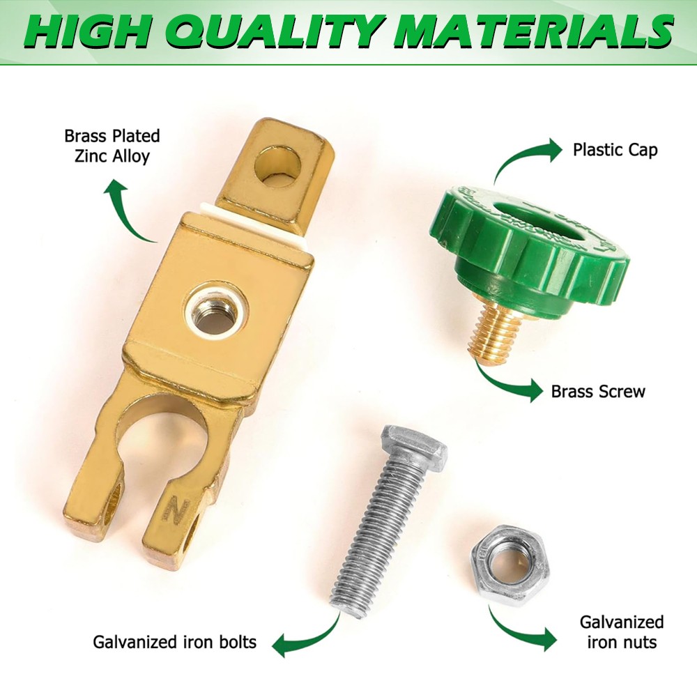 Auto Battery Link Terminal Quick Cut-off Disconnect Master Kill Shut Switch
