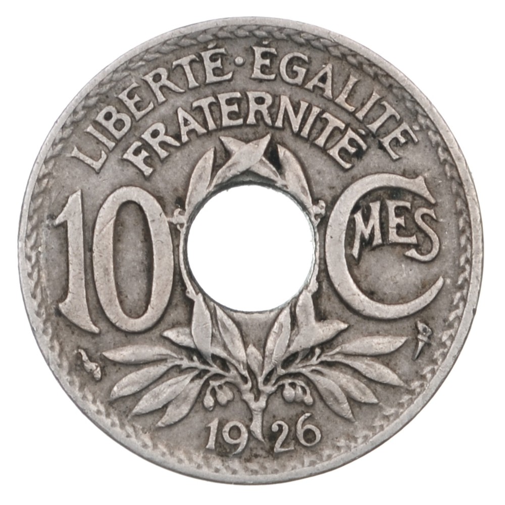 FRANCIA 10 Centimes Lindauer 1926
