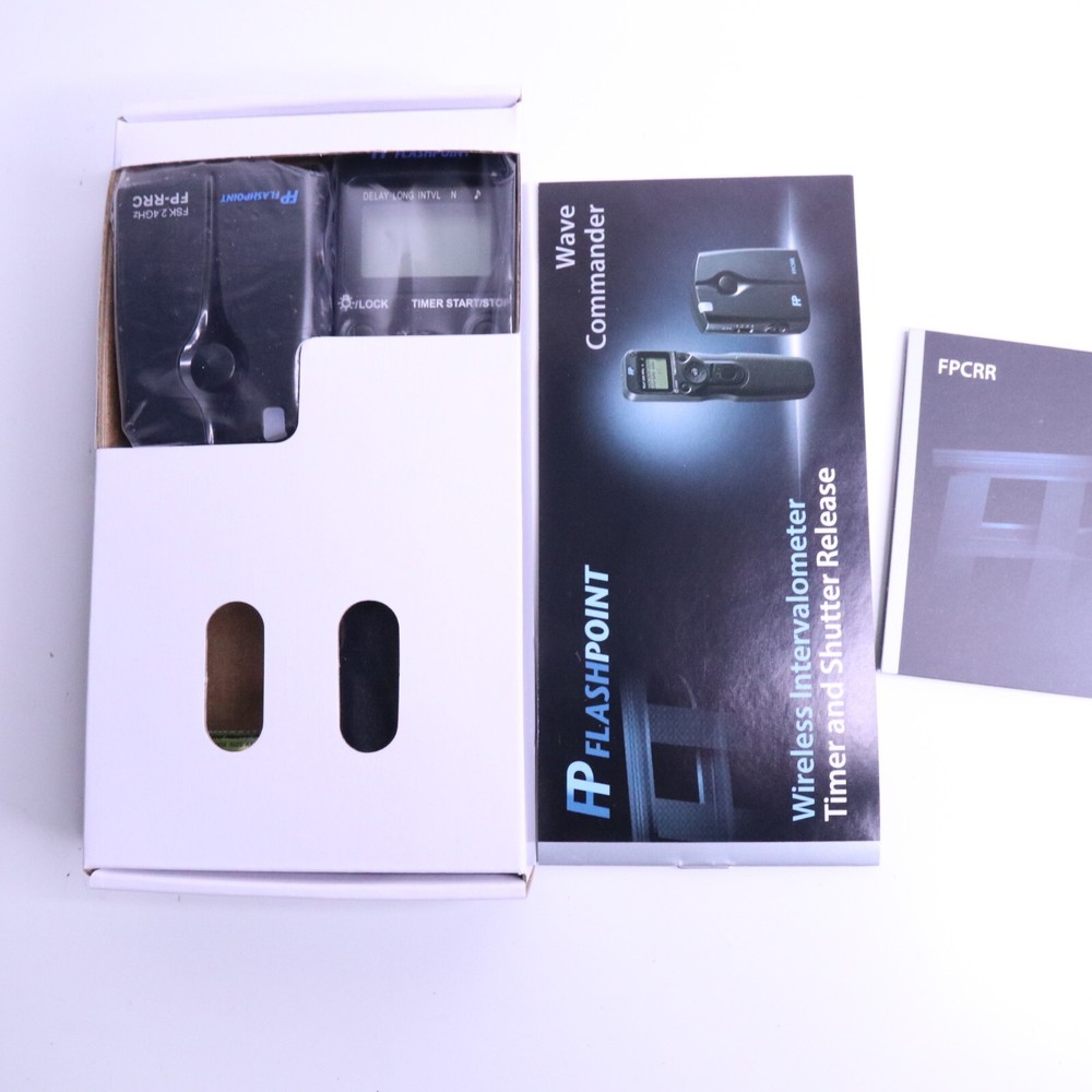 Flashpoint Wave Commander Wireless Intervalometer Timer and Shutter Release