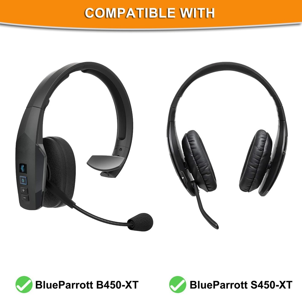 B450-XT Mod Kit Ear Pads + Mic Foam - defean Replacement Protein leather