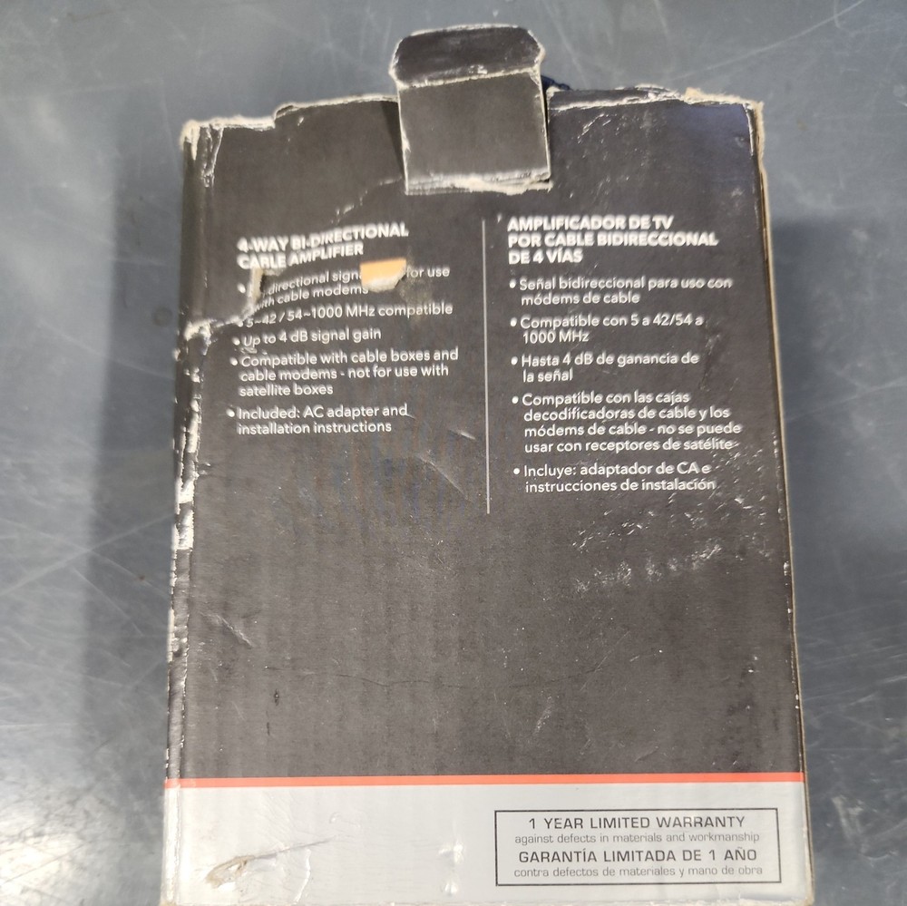 Rocketfish RF-G1179 Bidirectional Mini Drop Amplifier - Silver