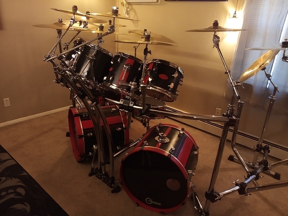 Full 8pc Pdp Custom Kit And Gibraltar Rack