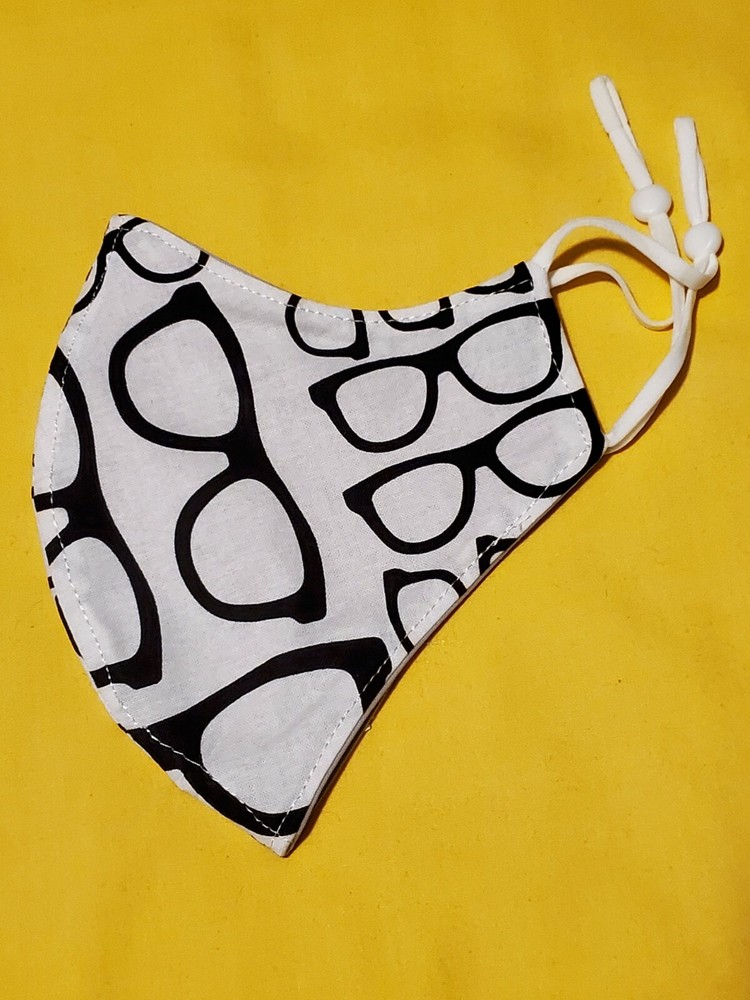 Handmade Glasses Adjustable Face Mask