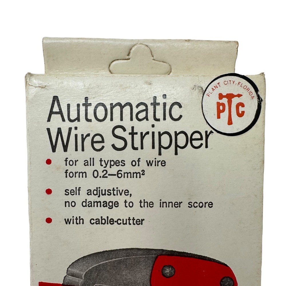 2 Pack Automatic Wire Stripper with Cable Cutter Electrical Wire Form 0.2 - 6m㎡