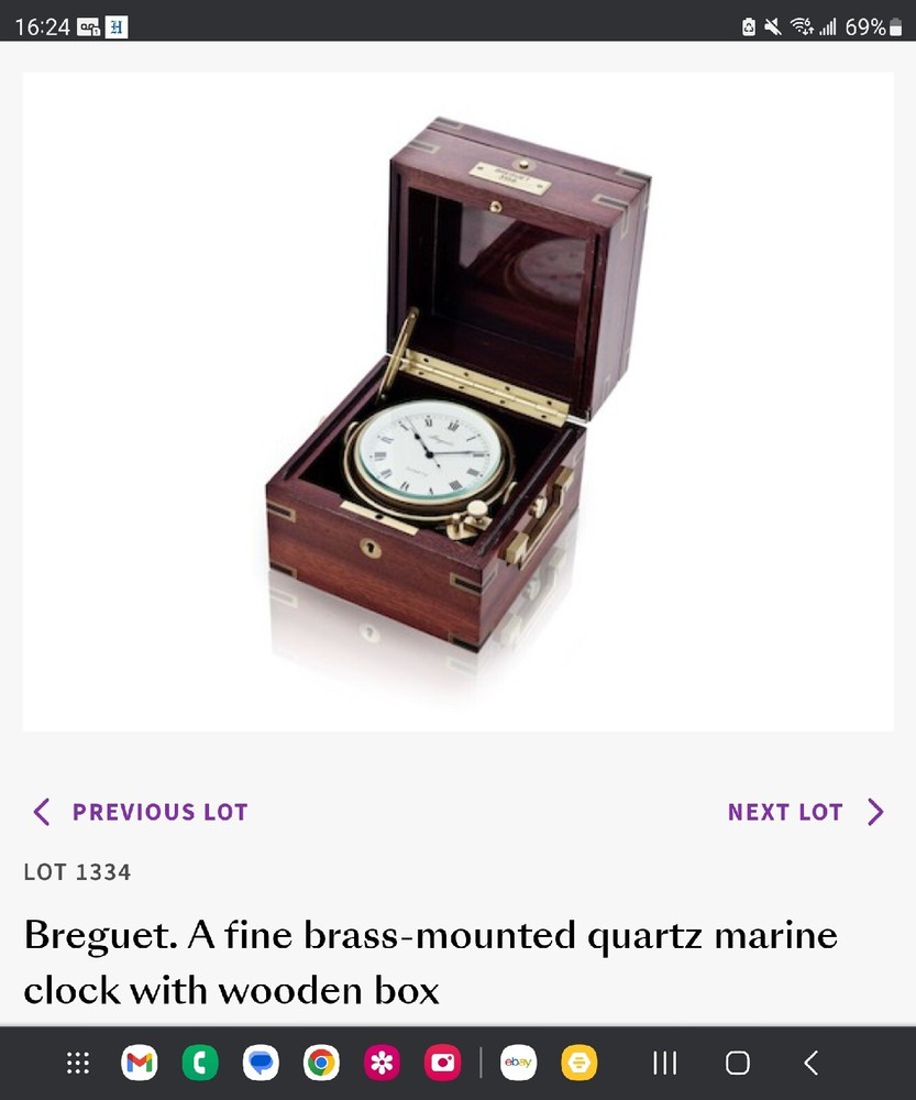 Rare Bruguet 3532 Ship Captains Clock