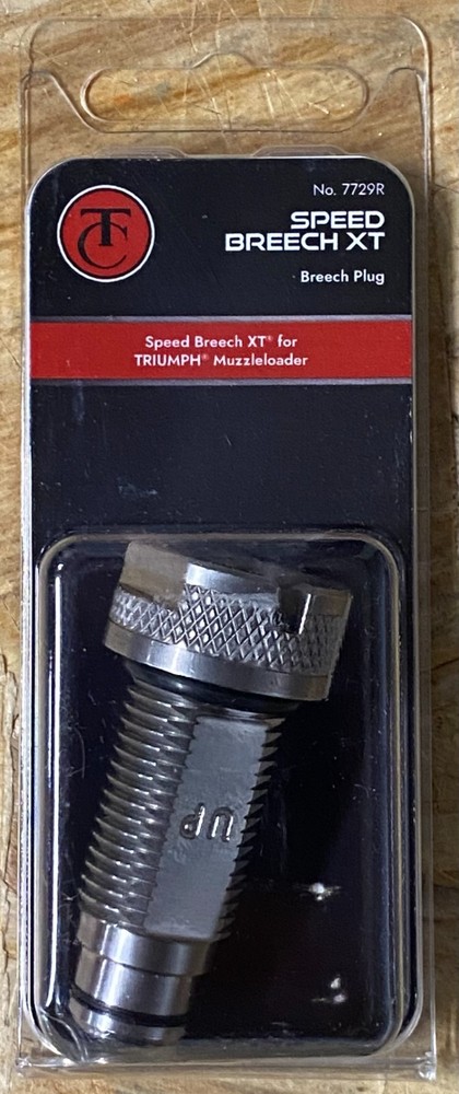 THOMPSON CENTER SPEED BREECH PLUG FOR T/C TRIUMPH  MUZZLELOADER #7729R
