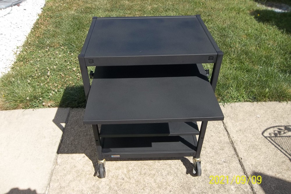 Cart Presentation for PC Steel Frame Mobile Locking Wheel BLK