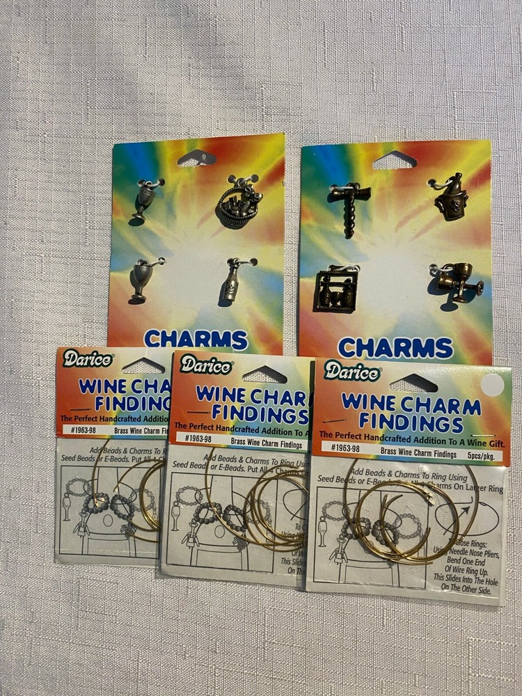 Darice Wine Charms and Findings