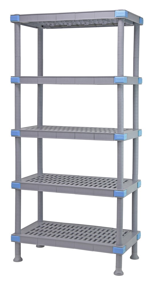 Quantum QP242486VS-5 All Plastic Shelving Unit