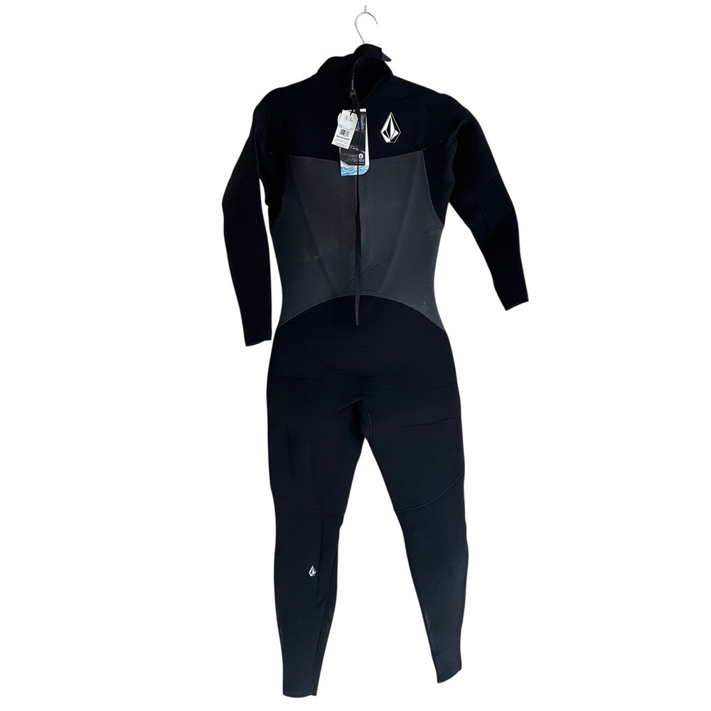 Volcom 4/3mm Modulator Black Back Zip Fullsuit Wetsuit Mens Medium Short NWT