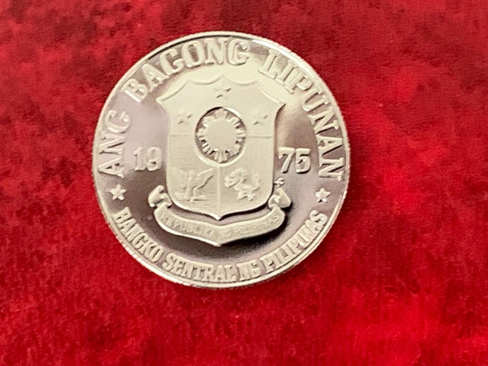 1975 Philippines 1 PISO proof coin-Uncirculated