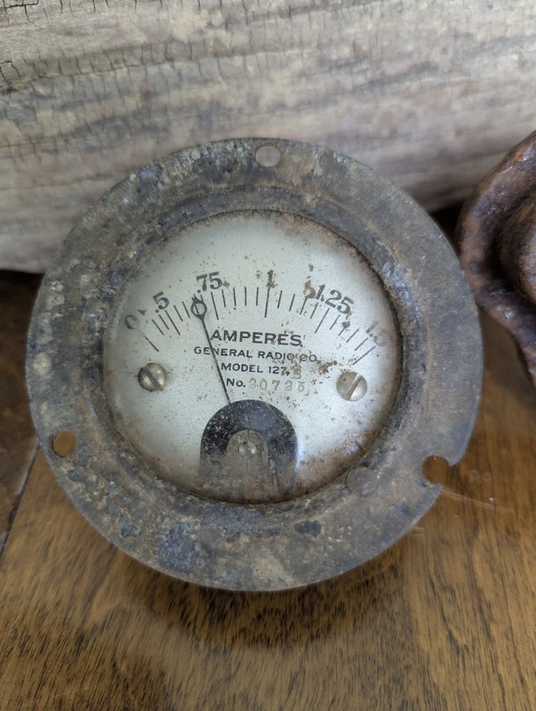 Antique Electrical Dials, For Decor, WW2 Era