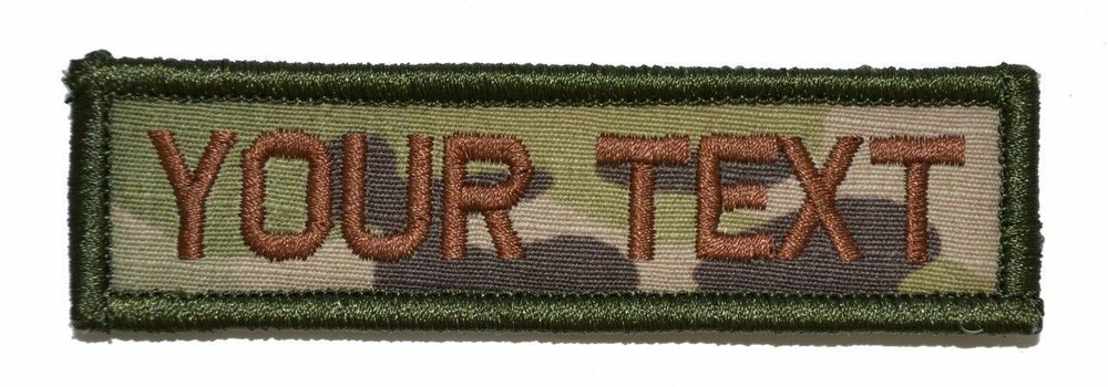 Custom 4x12 Military//Police Patch Hook Backing