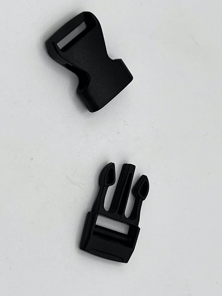 Plastic Side Release Buckles X 10pc for Webbing Bracelets Straps Etc