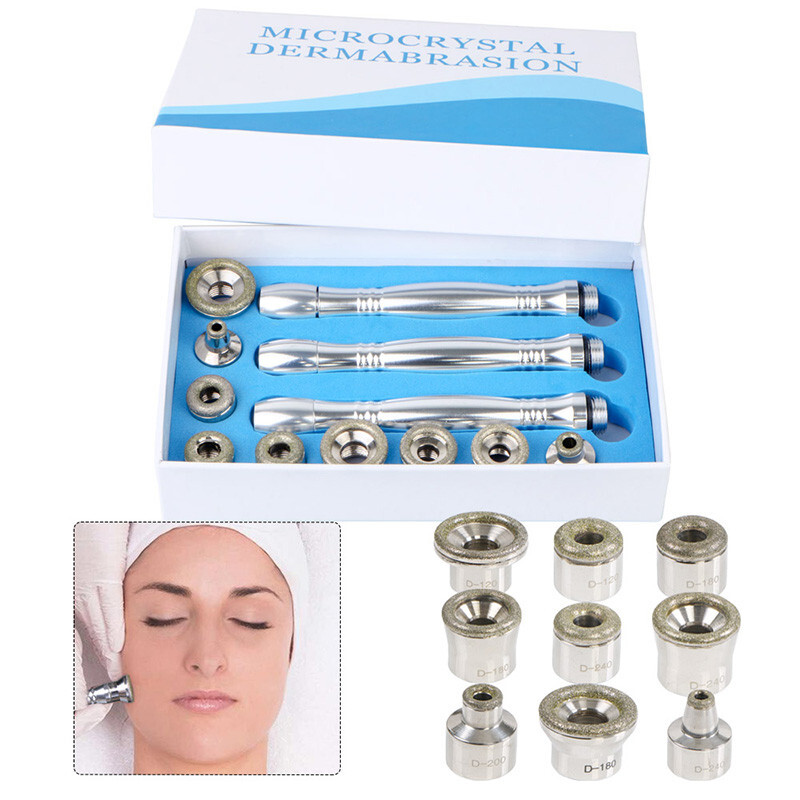 Diamond Microdermabrasion Dermabrasion Replacement Accessories 3 Wands 9 Tips