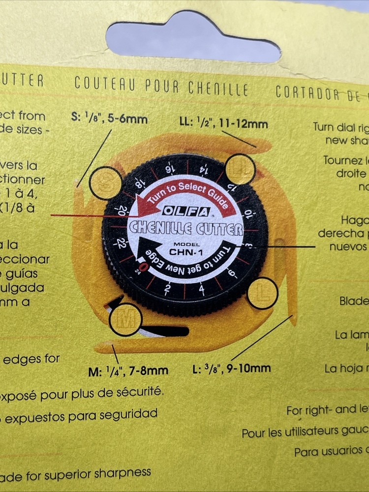 Olfa CHENILLE CUTTER CHN-1 Sealed in Original Packaging