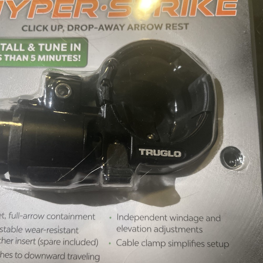 TruGlo Hyper-Strike Drop Away Rest Black LH