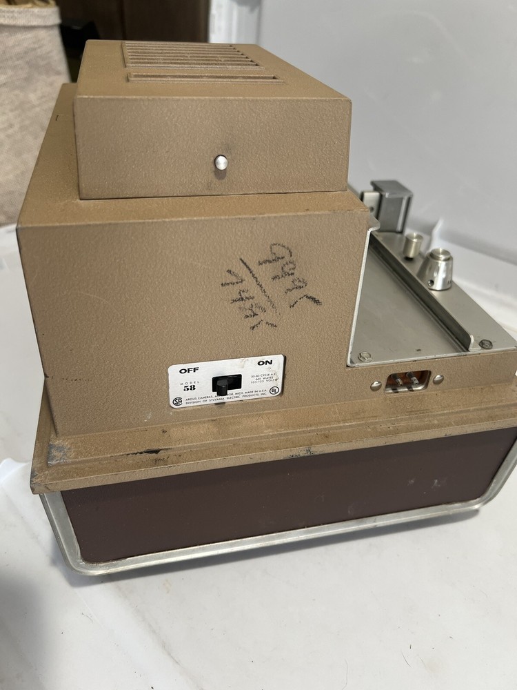 Argus Automatic Single Slide Projector - Model 58 - UnTested Vintage