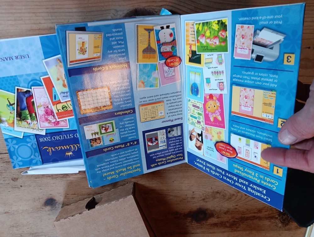 Hallmark Card Studio 2008 Deluxe Software Create Custom Cards + Scrapbook Studio