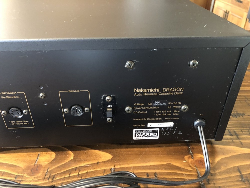 NAKAMICHI DRAGON Audiophile Cassette deck, Serviced