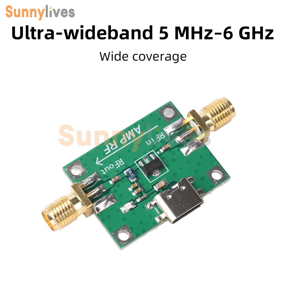 SBB5089 20dB Gain RF Module 5MHz–6GHz RF Power Amplifier RF Preamplifier Module