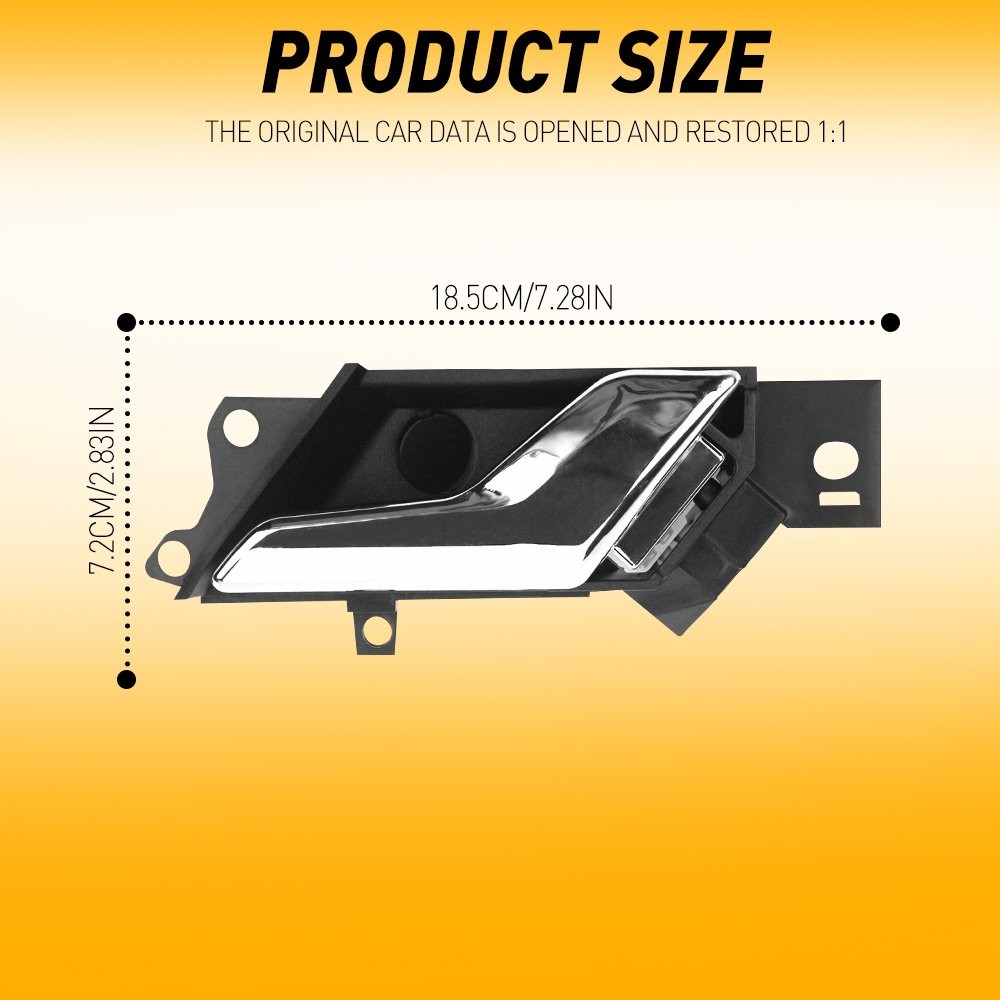 1x Door Inner Handle Right Passenger For Chevy Sport 2012 2013 2014 E