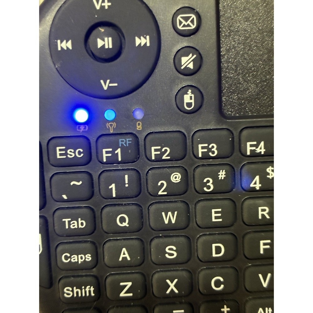Mini Portable Wireless Keyboard Backlit Mouse Combo Xbox 360 PS3 PCs Smart TVs
