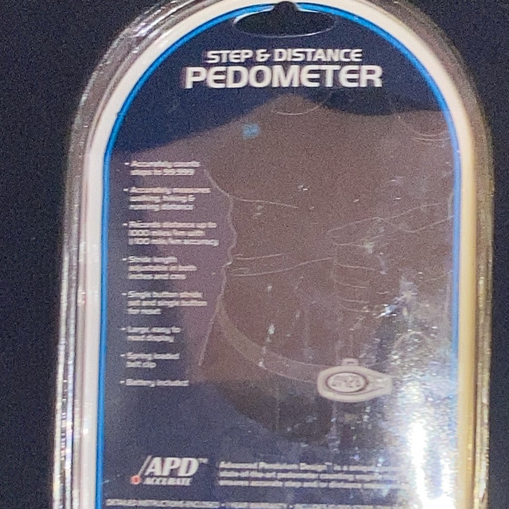 Sportline Step & Distance Pedometer #340 NEW Walking Program 10,000 Steps
