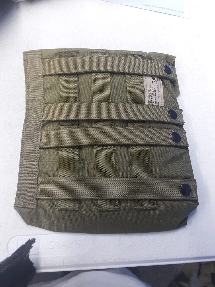 GI USMC Eagle MOLLE GAs Mask Pouch Khaki
