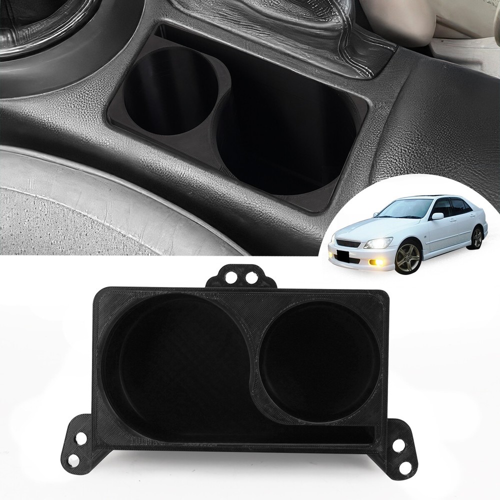 for 01-05 Lexus IS300 Custom Cupholder - Full Replacement Setup - 3D Printed