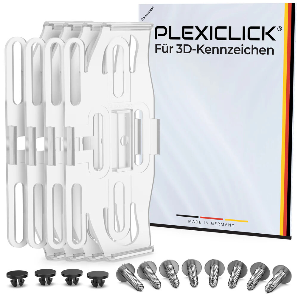 Plexiclick Number Plate Holder